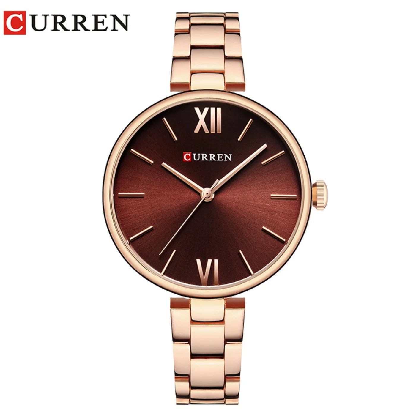 CURREN 9017 New Women Watches Luxury Brand Watch Rose Gold Women Quartz Clock Creative Wood Pattern Dial Fashion Wristwatch
CURREN 9017 New Women Watches Luxury Brand Watch Rose Gold Women Quartz Clock Creative Wood Pattern Dial Fashion Wristwatch