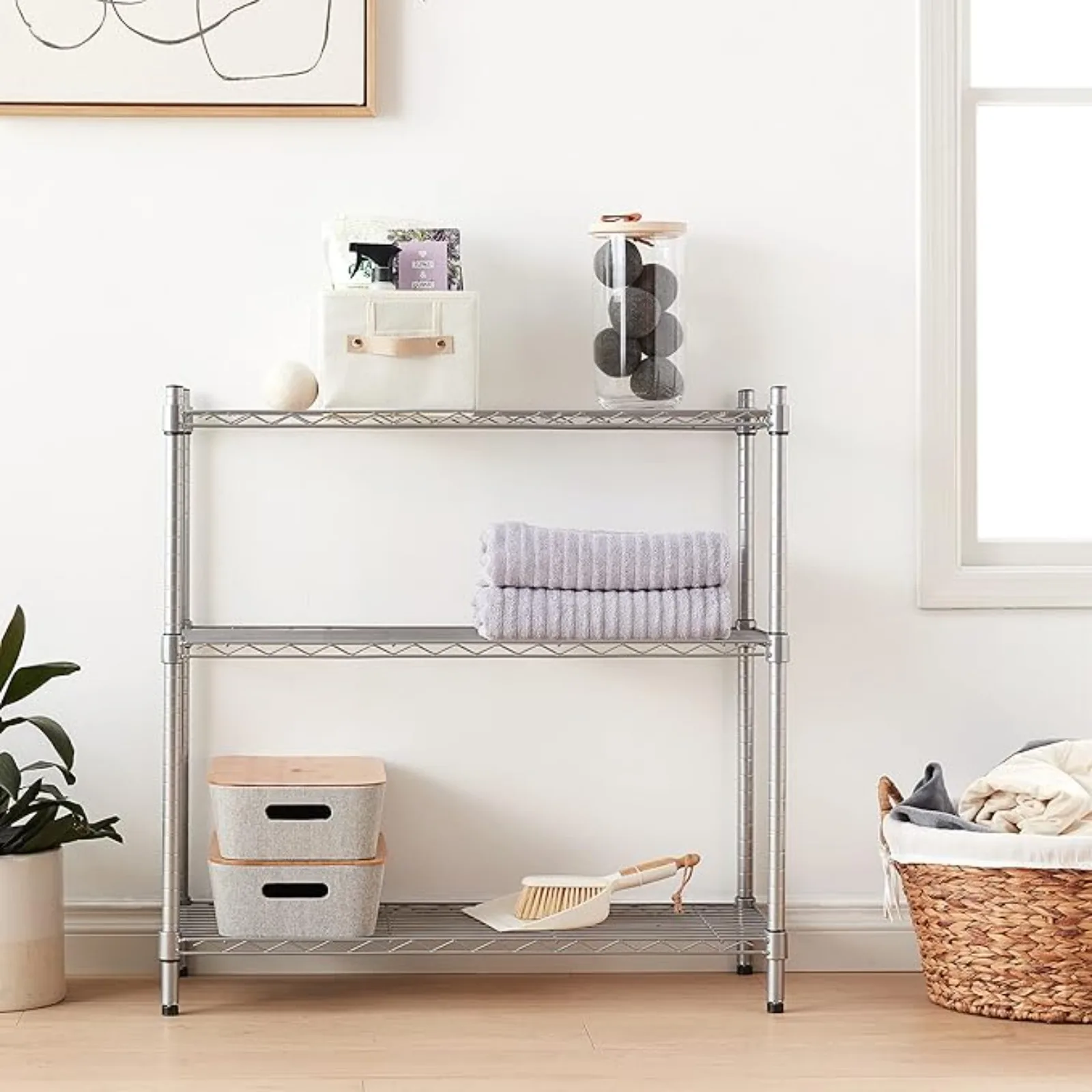 Lorell Light-Duty Wire Shelving, 14" x 36" x 36", Steel e, Silver
Lorell Light-Duty Wire Shelving, 14" x 36" x 36", Steel e, Silver