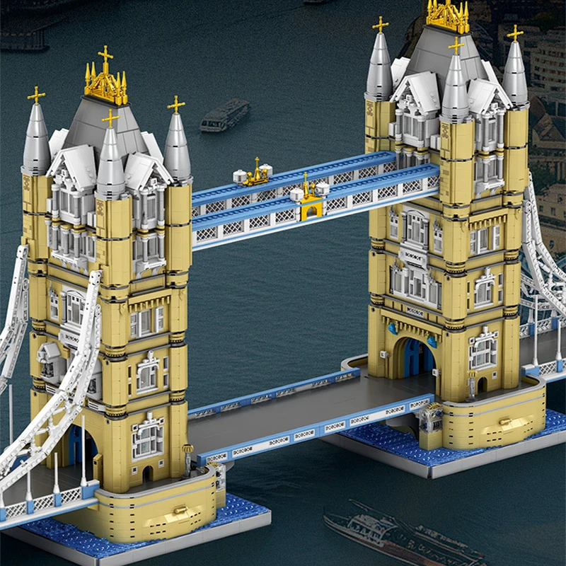 Набор строительных блоков MOC «Лондонские башенные мосты» (9782 детали) — модель для сборки, конструктор для мальчиков, подарок на день рождения
Набор строительных блоков MOC «Лондонские башенные мосты» (9782 детали) — модель для сборки, конструктор для мальчиков, подарок на день рождения