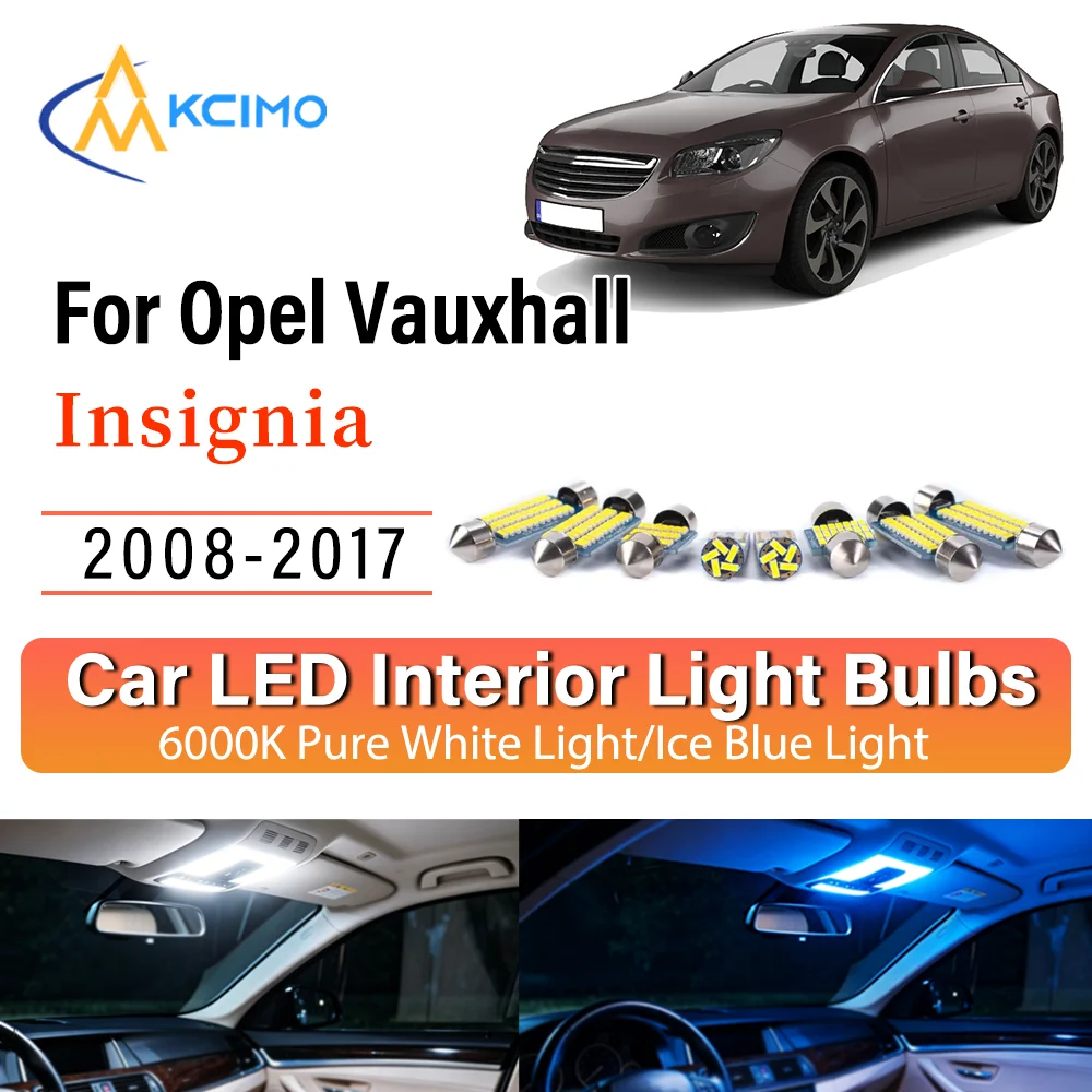 LED Interior Light Bulb Set For Opel Vauxhall Insignia 2008-2017 Easy Install Bright White/Blue Dome Map Door Courtesy Brights
LED Interior Light Bulb Set For Opel Vauxhall Insignia 2008-2017 Easy Install Bright White/Blue Dome Map Door Courtesy Brights