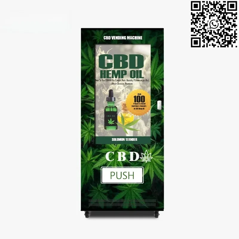 Индивидуальный торговый автомат для продажи CBD-продуктов для баров с функцией верификации возраста по ID-сканеру, сенсорным экраном, диспенсером для вейпов и опциями считывателя карт
Индивидуальный торговый автомат для продажи CBD-продуктов для баров с функцией верификации возраста по ID-сканеру, сенсорным экраном, диспенсером для вейпов и опциями считывателя карт