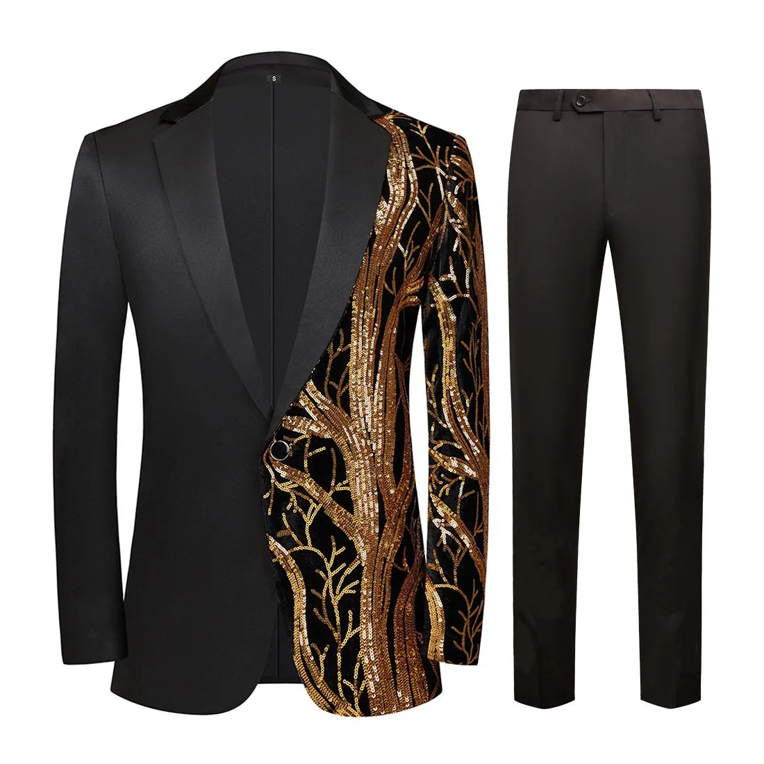 High quality men plus size stylish party casual dance sequined smart casual suit high quality fashionable suit jacket
High quality men plus size stylish party casual dance sequined smart casual suit high quality fashionable suit jacket