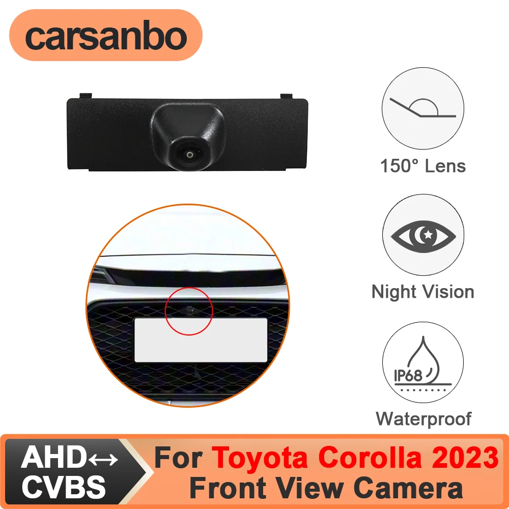 Камера переднего вида Carsanbo CCD AHD 150 для Toyota Corolla 2023 ° Широкоугольный объектив «рыбий глаз» с ночным видением, водонепроницаемая фронтальная камера
Камера переднего вида Carsanbo CCD AHD 150 для Toyota Corolla 2023 ° Широкоугольный объектив «рыбий глаз» с ночным видением, водонепроницаемая фронтальная камера