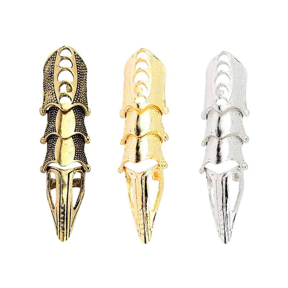 3 Pcs Nail Ring Fingernail Cap Dance Nails Rings Hollow Out Tip Protection Protectors Alloy Decor Women's The
3 Pcs Nail Ring Fingernail Cap Dance Nails Rings Hollow Out Tip Protection Protectors Alloy Decor Women's The