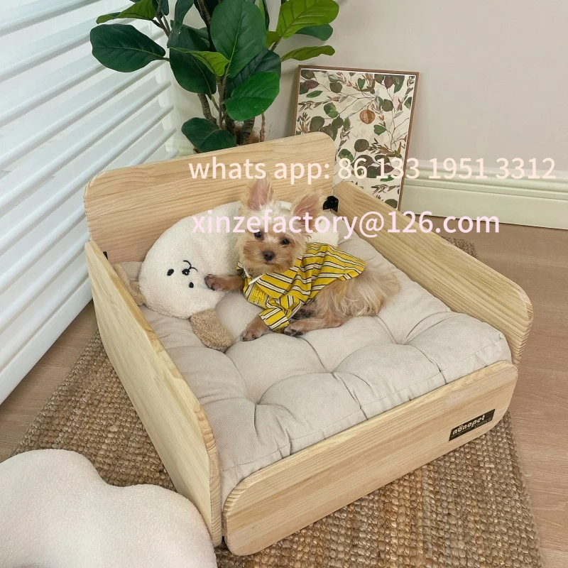 Customizable wooden pet cat dog bed Internet celebrity sofa universal in all seasons
Customizable wooden pet cat dog bed Internet celebrity sofa universal in all seasons