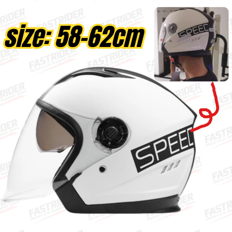 BYB Motorcycle Electric Vehicle Women's Men's Helmets Four Seasons Universal Anti-fog Double Lens
BYB Motorcycle Electric Vehicle Women's Men's Helmets Four Seasons Universal Anti-fog Double Lens