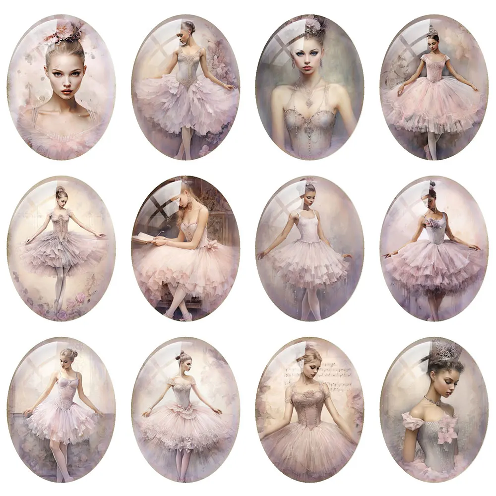10pcs/lot Ballerina Girl Ballet Dance Oval Photo Glass Cabochon Flatback Demo Flat Back Cameo For Diy Jewelry Making Supplies
10pcs/lot Ballerina Girl Ballet Dance Oval Photo Glass Cabochon Flatback Demo Flat Back Cameo For Diy Jewelry Making Supplies