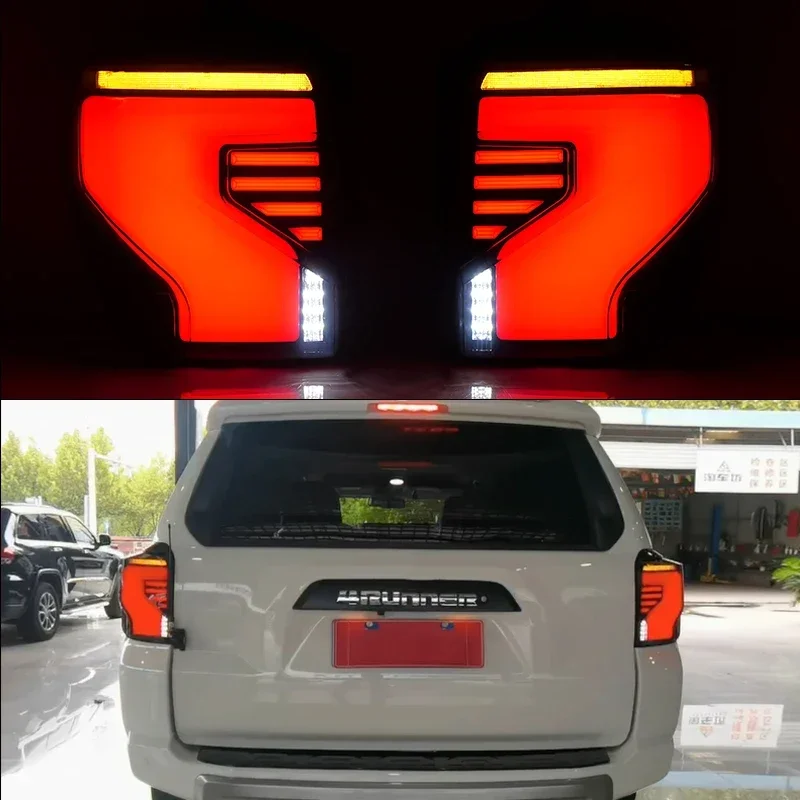 Автомобильные светодиодные задние фонари для Toyota 4Runner N28 2010-2023 Задние противотуманные фары Стоп-сигнал Реверсивный динамический указатель поворота
Автомобильные светодиодные задние фонари для Toyota 4Runner N28 2010-2023 Задние противотуманные фары Стоп-сигнал Реверсивный динамический указатель поворота