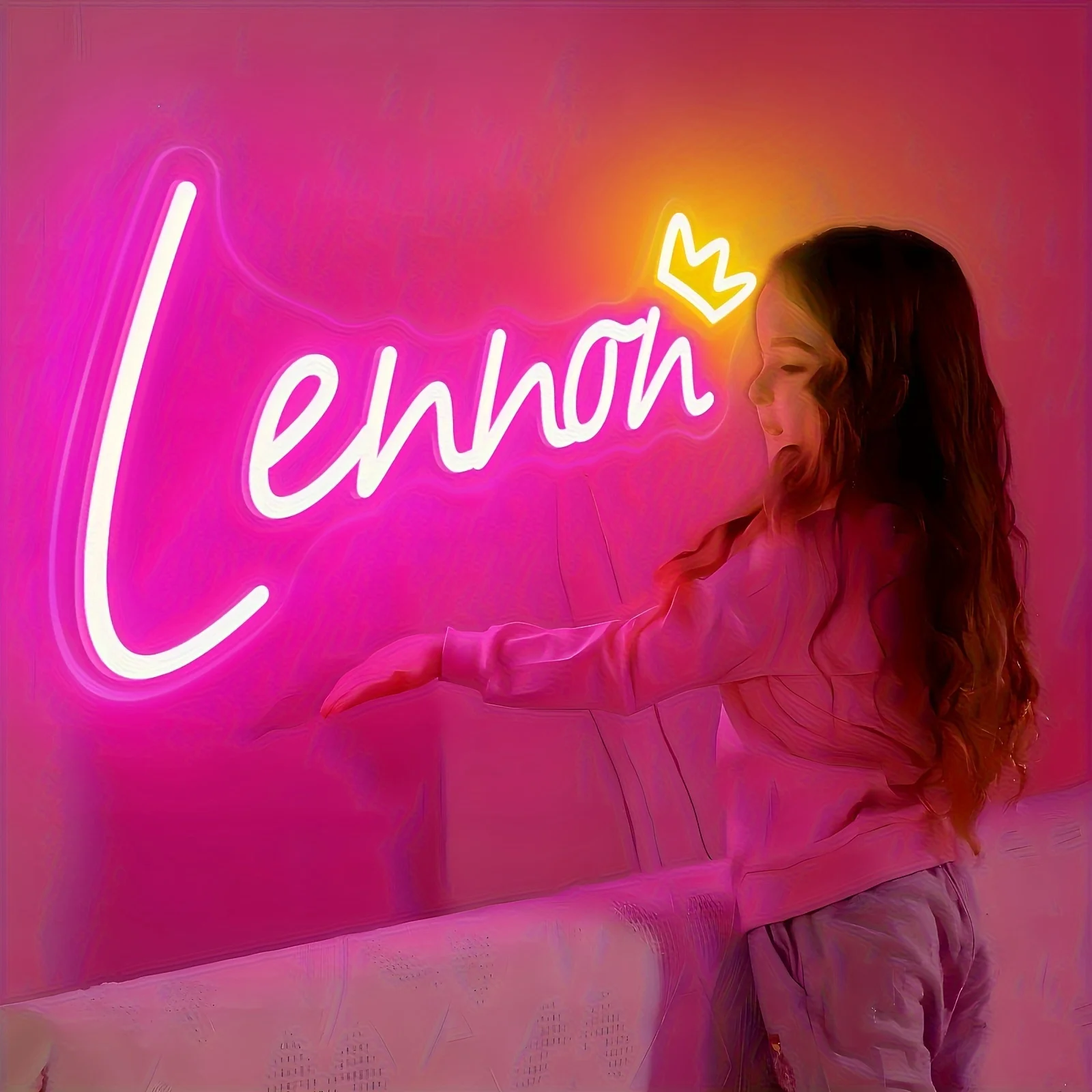 Customizable Neon Sign With crown, USB Powered Personalized Wall Decor for Room, Wedding, Birthday Ideal Gift Custom Neon Signs
Customizable Neon Sign With crown, USB Powered Personalized Wall Decor for Room, Wedding, Birthday Ideal Gift Custom Neon Signs