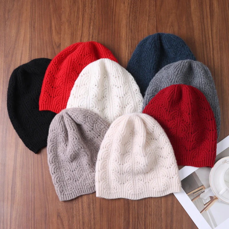 100% Pure wool Knitting Headgears Winter Outdoor Caps Woman Hats Hollow Out Fashion Beanies Hat For Women Warm Skullies
100% Pure wool Knitting Headgears Winter Outdoor Caps Woman Hats Hollow Out Fashion Beanies Hat For Women Warm Skullies
