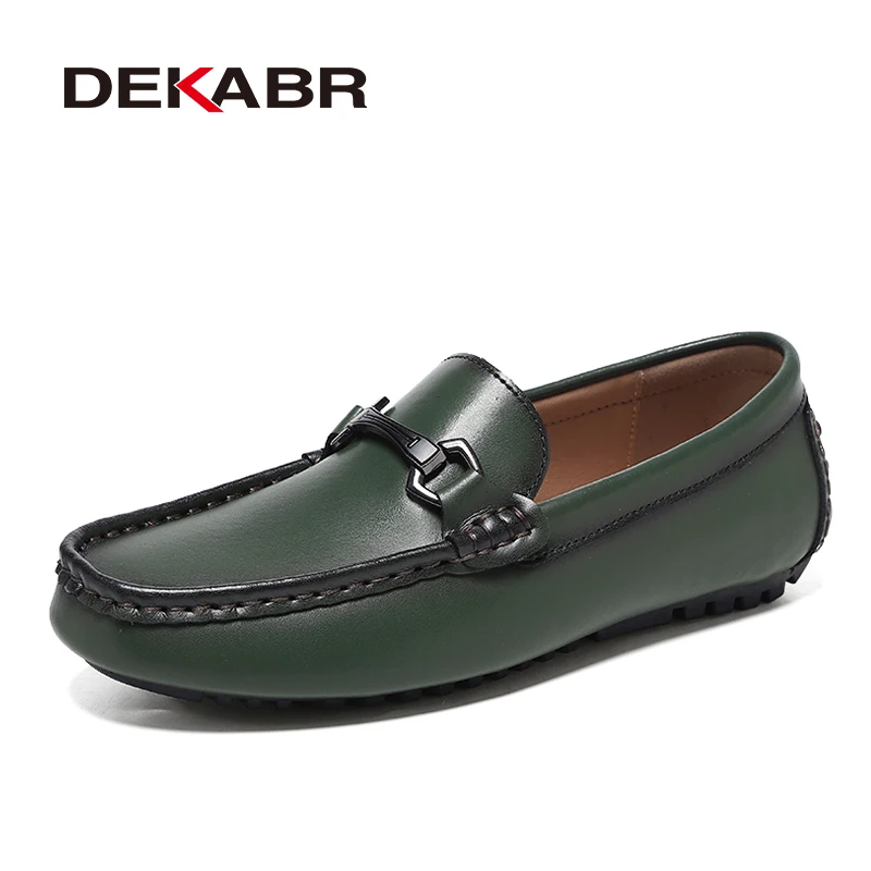 DEKABR Mens Premium Leather Daily Shoes Fine Stitching Wear Resistant Rubber Outsole Soft Trendy Male Stylish Loafers
DEKABR Mens Premium Leather Daily Shoes Fine Stitching Wear Resistant Rubber Outsole Soft Trendy Male Stylish Loafers