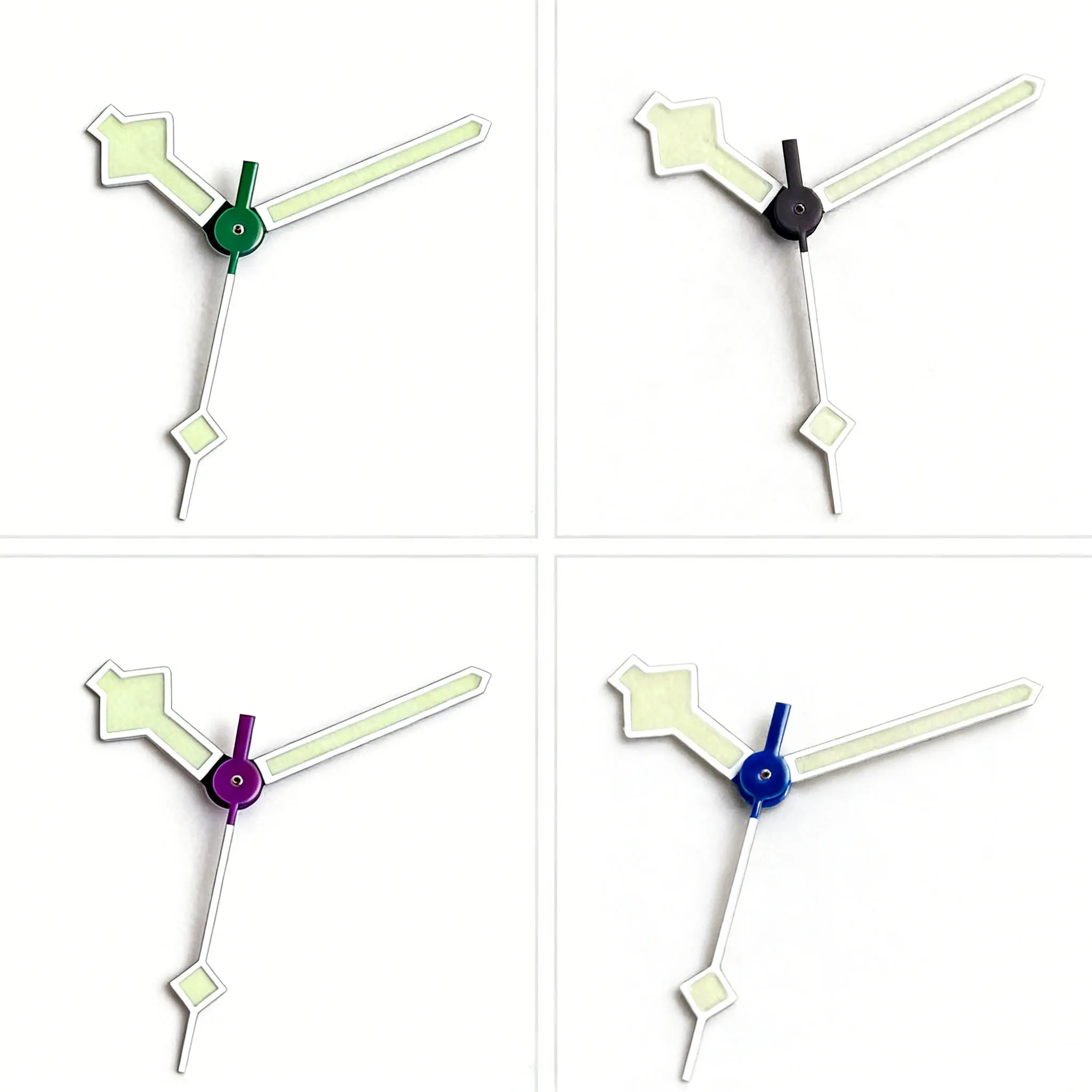 Светящиеся стрелки для часов (белые, фиолетовые, зеленые) для механизмов NH35, NH36, ETA 2824, PT5000 – запчасти и аксессуары для автоматических дайверских часов
Светящиеся стрелки для часов (белые, фиолетовые, зеленые) для механизмов NH35, NH36, ETA 2824, PT5000 – запчасти и аксессуары для автоматических дайверских часов