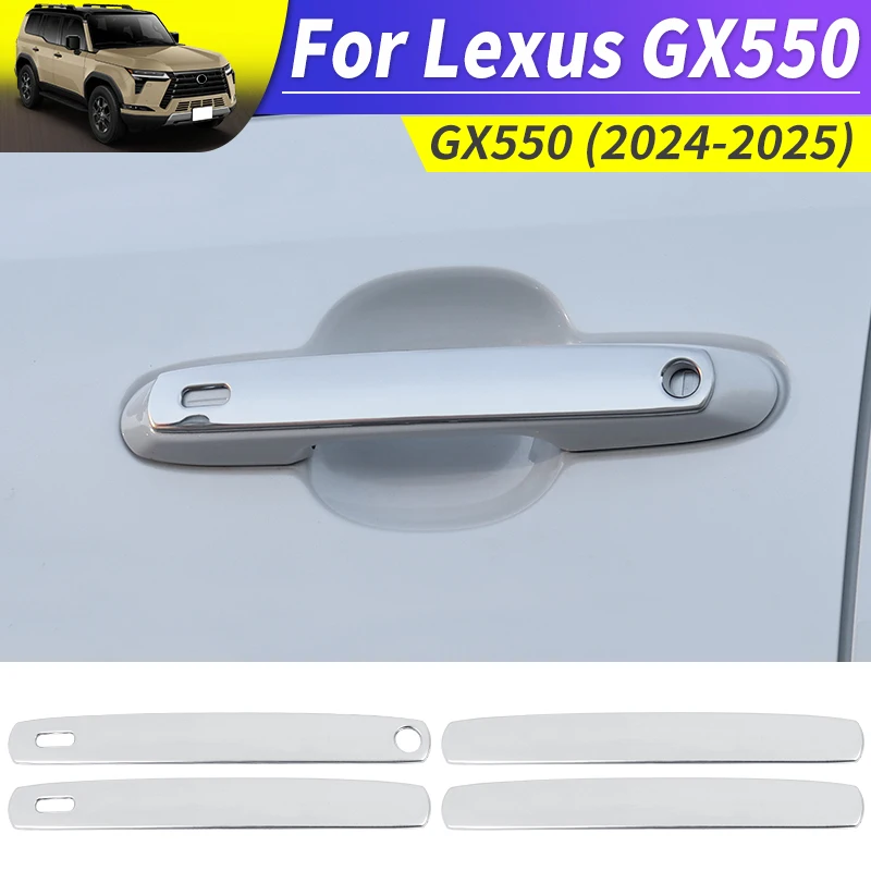 For Lexus GX550 GX550h 2024 2025 Exterior Door Handles Decoration Chrome Sequins,gx 550 Upgraded Accessories Modification Tuning
For Lexus GX550 GX550h 2024 2025 Exterior Door Handles Decoration Chrome Sequins,gx 550 Upgraded Accessories Modification Tuning