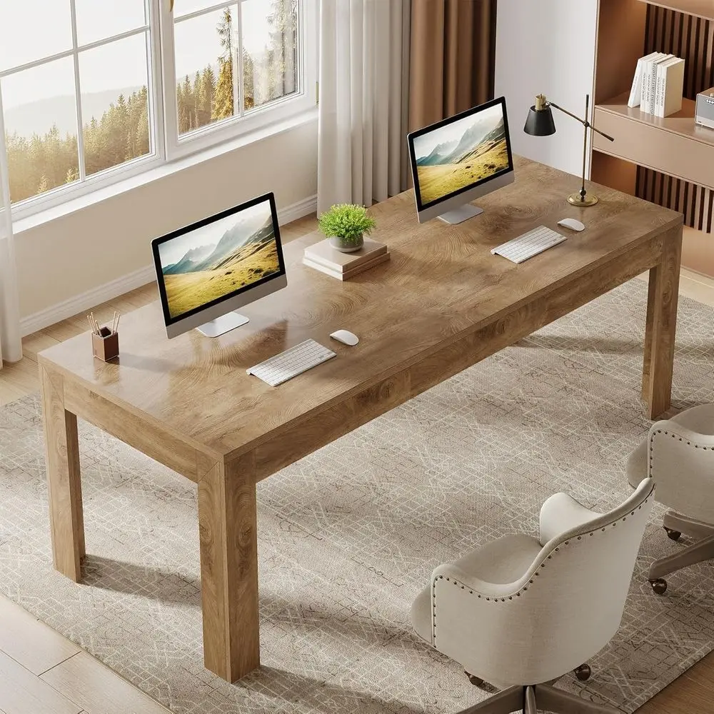 2-Person Desk, 78.7-Inch Extra Long Computer Oice Desk, Simple Large Study Writing Table BusinWorkstation or Home Oice, Bedroom
2-Person Desk, 78.7-Inch Extra Long Computer Oice Desk, Simple Large Study Writing Table BusinWorkstation or Home Oice, Bedroom