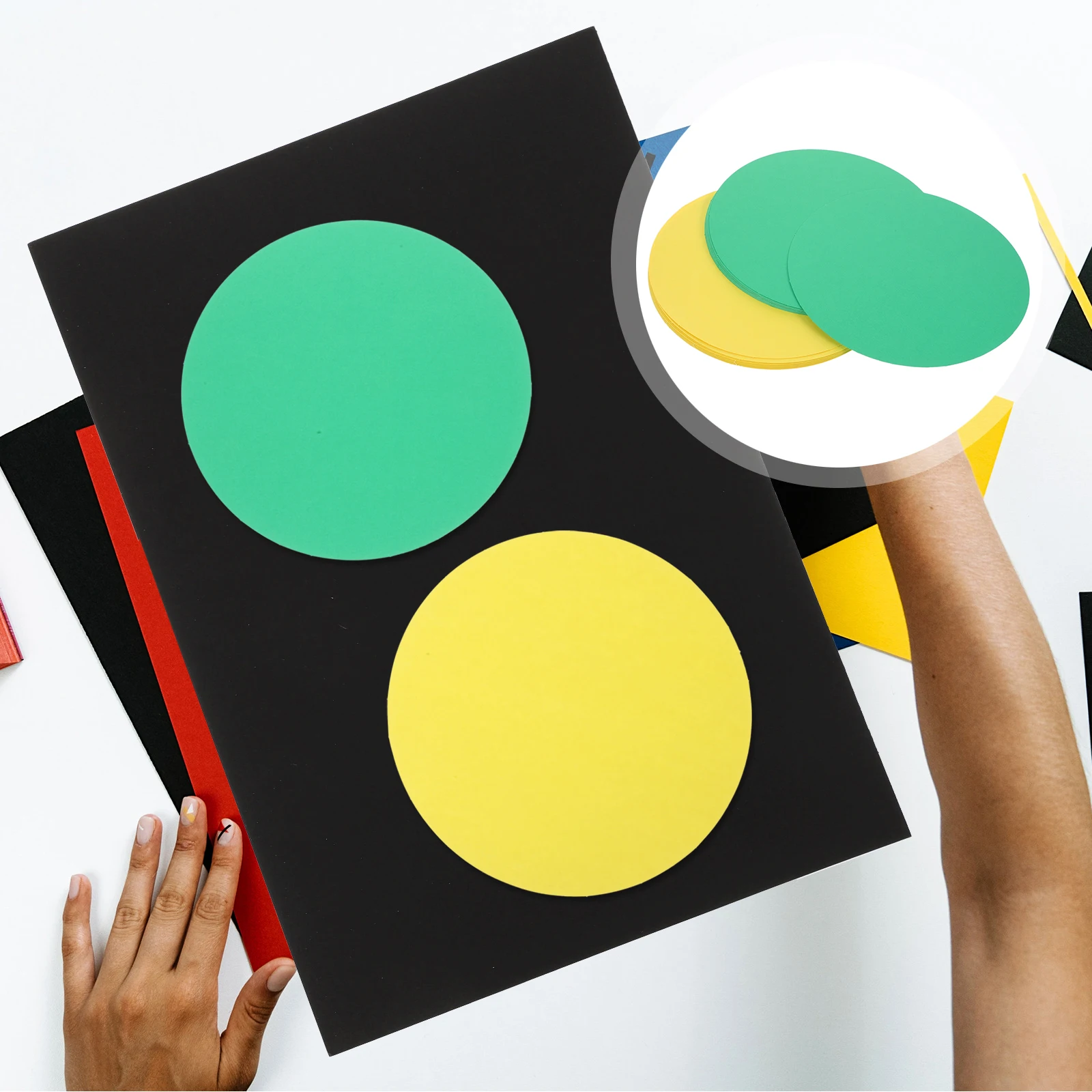 40 Sheets Round Paper for Crafts Painting Jam Thick Cardstock Watercolor Loose Drawing Student
40 Sheets Round Paper for Crafts Painting Jam Thick Cardstock Watercolor Loose Drawing Student