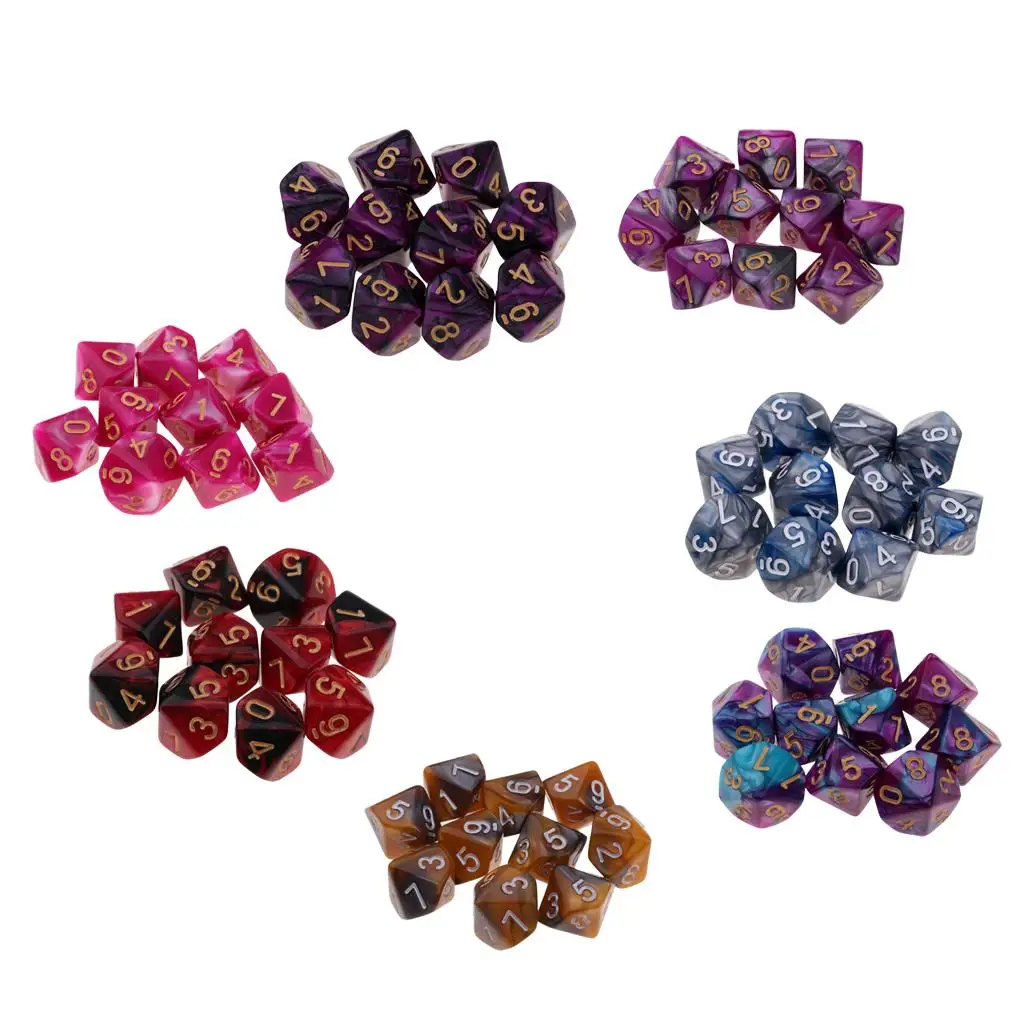 10pcs Ancient Multi sided dice set of 10 D10 RPG
10pcs Ancient Multi sided dice set of 10 D10 RPG