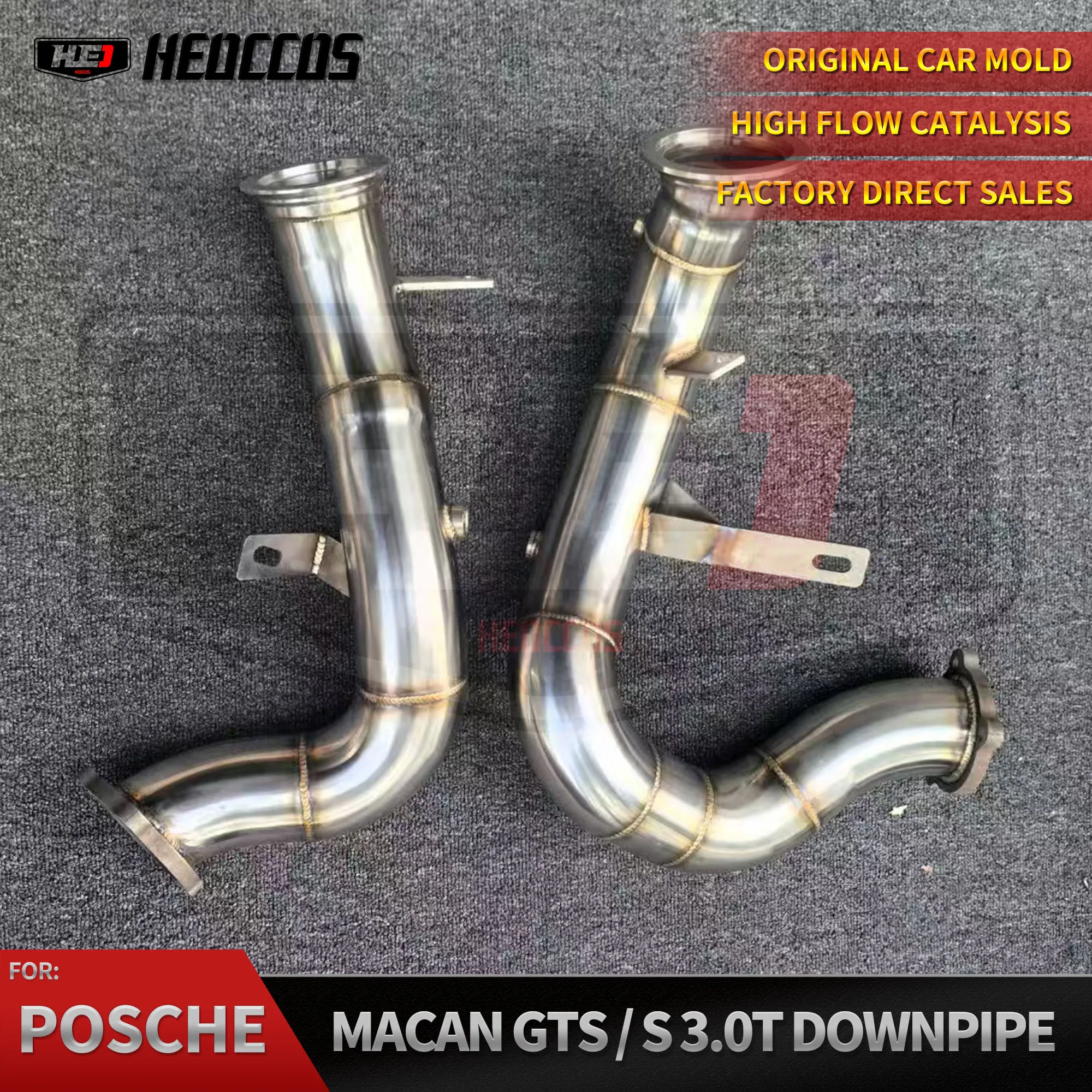 HEO For Porsche Macan S GTS 3.0T downpipe Automotive Exhaust Pipe Performance Exhaust Pipe
HEO For Porsche Macan S GTS 3.0T downpipe Automotive Exhaust Pipe Performance Exhaust Pipe