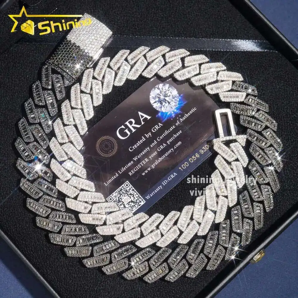Pass Diamond Tester Vvs Black Moissanite Diamond Silver 925 Hip Hop Iced Out Jewelry Men Necklace Cuban Link Chain
Pass Diamond Tester Vvs Black Moissanite Diamond Silver 925 Hip Hop Iced Out Jewelry Men Necklace Cuban Link Chain