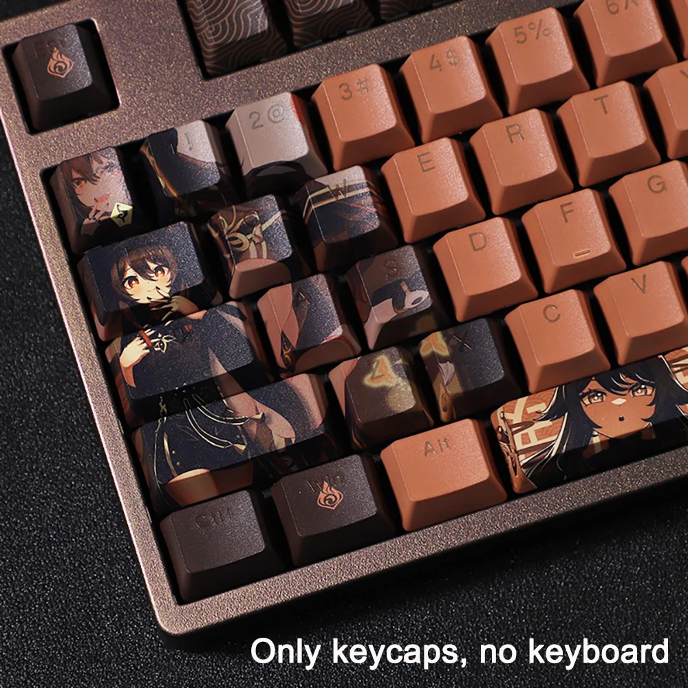 Genshin Impact Keycaps 108 Keys/set Hu Tao Keycaps PBT Dye Subbed Keycap Cherry Anime Gaming Key Caps For ANSI 61 87 104 108 key
Genshin Impact Keycaps 108 Keys/set Hu Tao Keycaps PBT Dye Subbed Keycap Cherry Anime Gaming Key Caps For ANSI 61 87 104 108 key