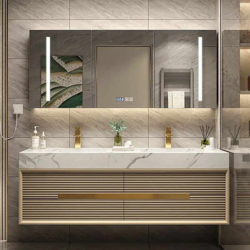 Light Luxury Bathroom Cabinet Rock Plate Washstand Modern Washbasin Toilet Wash Basin Combination Suit Oak Milk Tea Color
Light Luxury Bathroom Cabinet Rock Plate Washstand Modern Washbasin Toilet Wash Basin Combination Suit Oak Milk Tea Color