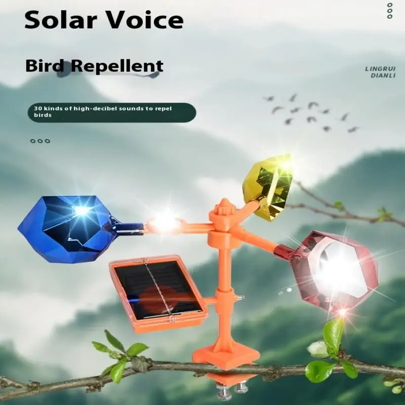 Solar Bird Repeller Waterproof Solar Energy Scaring Device 360° Rotating Reflective Deterrent Garden Farm Protector 
Solar Bird Repeller Waterproof Solar Energy Scaring Device 360° Rotating Reflective Deterrent Garden Farm Protector