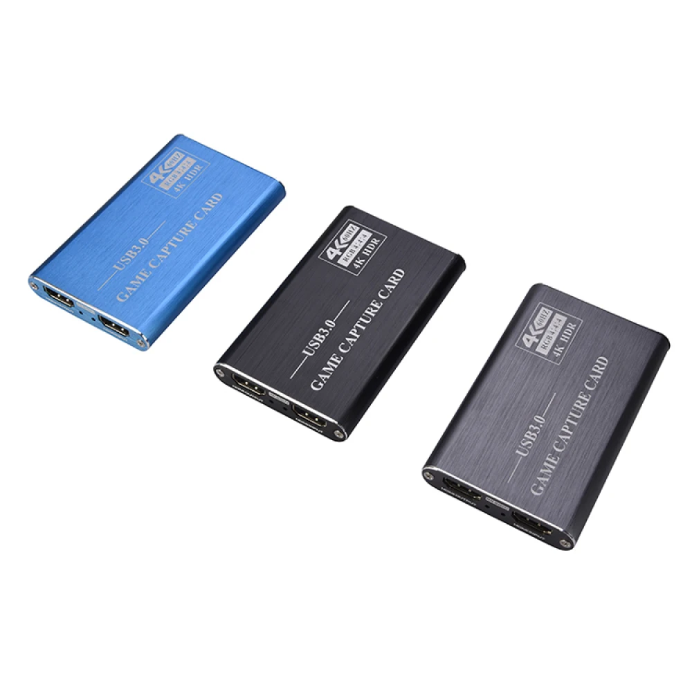 USB3.0 Game Capture Card with Loop Out 4Kp60 & MIC+Audio HDMI-Compatible 4K HDR Game Capture Card
USB3.0 Game Capture Card with Loop Out 4Kp60 & MIC+Audio HDMI-Compatible 4K HDR Game Capture Card