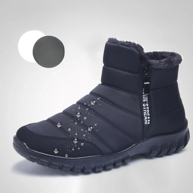 Large Size Autumn and Winter Fashion New Item with Plush Warm and Waterproof Men's Boots Outdoor Comfortable Men's Boots 2025
Large Size Autumn and Winter Fashion New Item with Plush Warm and Waterproof Men's Boots Outdoor Comfortable Men's Boots 2025