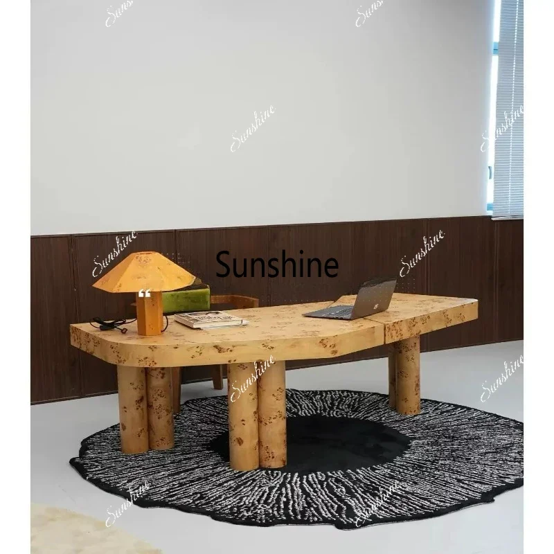 YMedieval design art advanced sense solid wood desk home quiet wind office
YMedieval design art advanced sense solid wood desk home quiet wind office