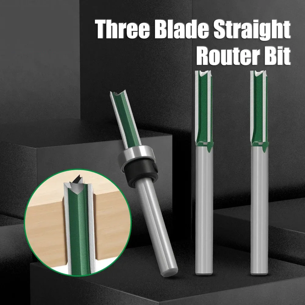 Фреза для резьбы по дереву с хвостовиком 1/4" (6 мм), 3-зубчатая, прямая, с подшипником, для фрезерования, 1 шт.
Фреза для резьбы по дереву с хвостовиком 1/4" (6 мм), 3-зубчатая, прямая, с подшипником, для фрезерования, 1 шт.