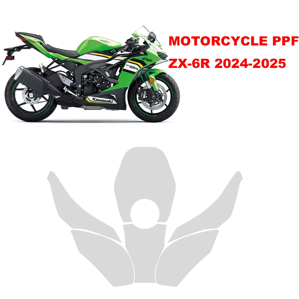 For Kawasaki NINJA ZX-6R 2025 Paint Protective Film Transparent Nti-Scratch ZX 6R PPF Motorcycle TPU Invisible Protective Film
For Kawasaki NINJA ZX-6R 2025 Paint Protective Film Transparent Nti-Scratch ZX 6R PPF Motorcycle TPU Invisible Protective Film