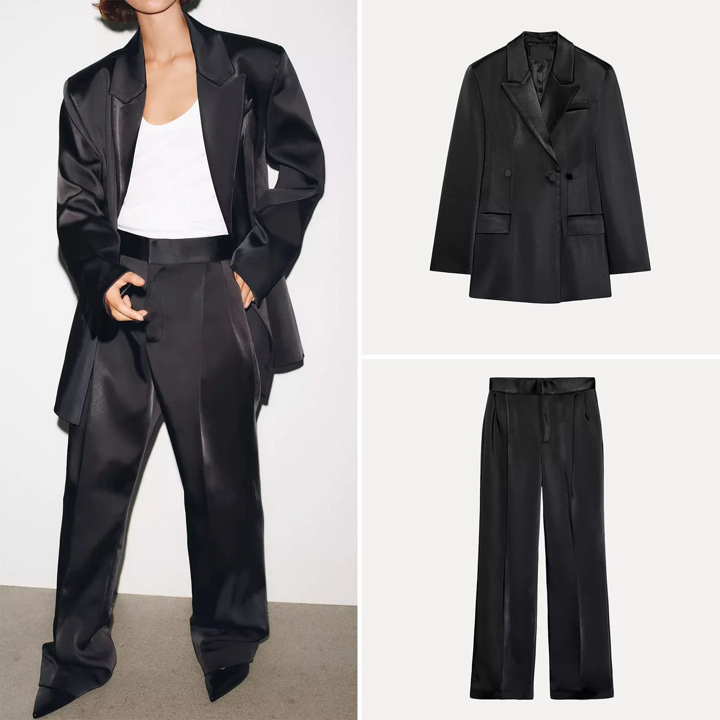 Женский костюм Jaet и брюки с высокой талией, комплект с высокой талией Faion, осеннее новое поступление, брендовый длинный свеч на пуговицах, сле
Женский костюм Jaet и брюки с высокой талией, комплект с высокой талией Faion, осеннее новое поступление, брендовый длинный свеч на пуговицах, сле