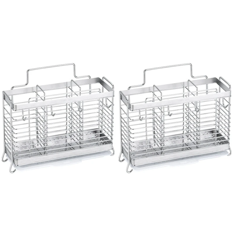 2X Kitchen Hanging Stainless Steel Chopsticks Spoons Fork Cutlery Holder Organizer Rack Drainer Storage
2X Kitchen Hanging Stainless Steel Chopsticks Spoons Fork Cutlery Holder Organizer Rack Drainer Storage
