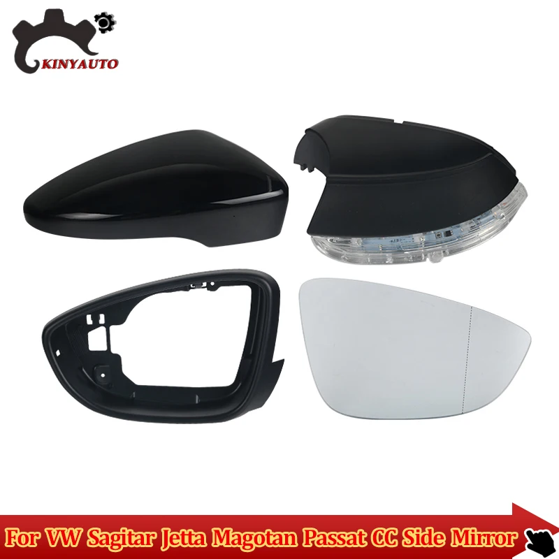 For VW Sagitar Jetta Magotan Passat CC Side External Rearview Mirror Lens Glass Turn Signal Light Lid Shell Frame Cover Holder
For VW Sagitar Jetta Magotan Passat CC Side External Rearview Mirror Lens Glass Turn Signal Light Lid Shell Frame Cover Holder