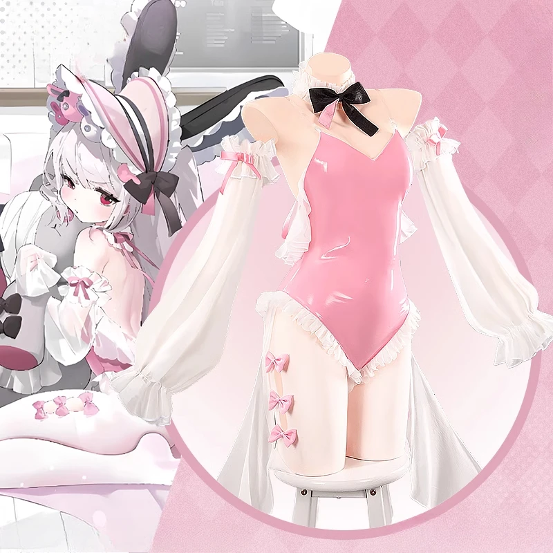 Azur Lane USS Halford Cosplay Costume Anime Halford Sexy Pink Jumpsuit Bodysuit Halloween Party Role Play Clothing
Azur Lane USS Halford Cosplay Costume Anime Halford Sexy Pink Jumpsuit Bodysuit Halloween Party Role Play Clothing