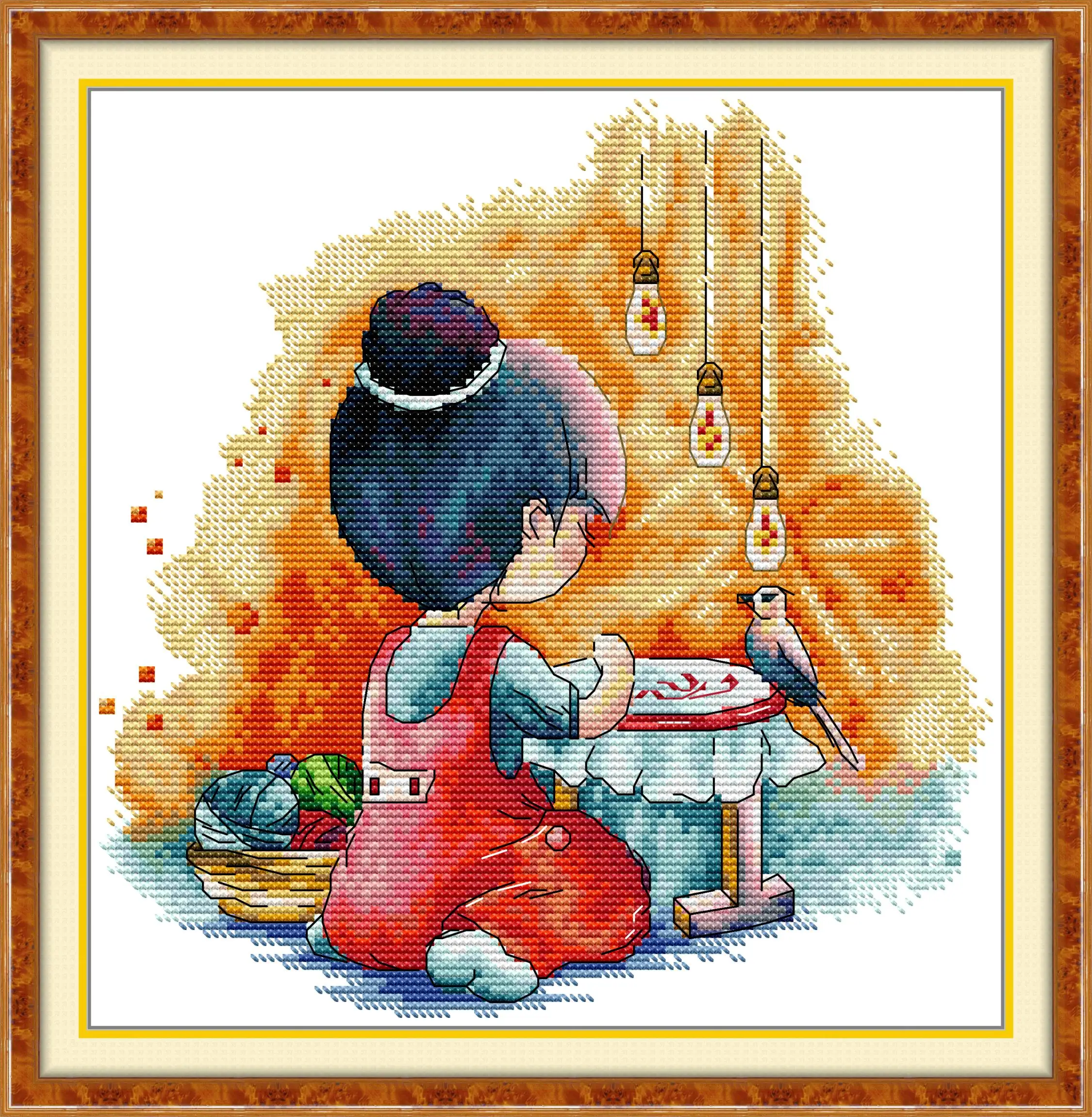 Maydear Cross Stitch Kit, 11CT/14CT/16CT/9CT Aida Fabric,DMC Threads Sewing Pattern Embroidery Set-The Girl Who Embroidered
Maydear Cross Stitch Kit, 11CT/14CT/16CT/9CT Aida Fabric,DMC Threads Sewing Pattern Embroidery Set-The Girl Who Embroidered