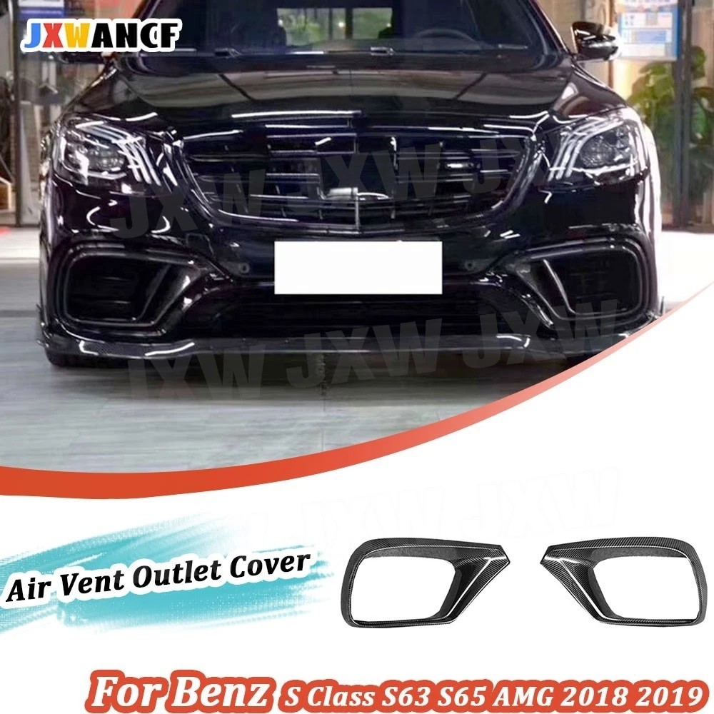 Накладка на воздухозаборник переднего бампера JXWANCF из карбона для Mercedes-Benz S-класса S63 S65 AMG 2018-2019, сетчатая, из стеклопластика, автомобильные аксессуары
Накладка на воздухозаборник переднего бампера JXWANCF из карбона для Mercedes-Benz S-класса S63 S65 AMG 2018-2019, сетчатая, из стеклопластика, автомобильные аксессуары