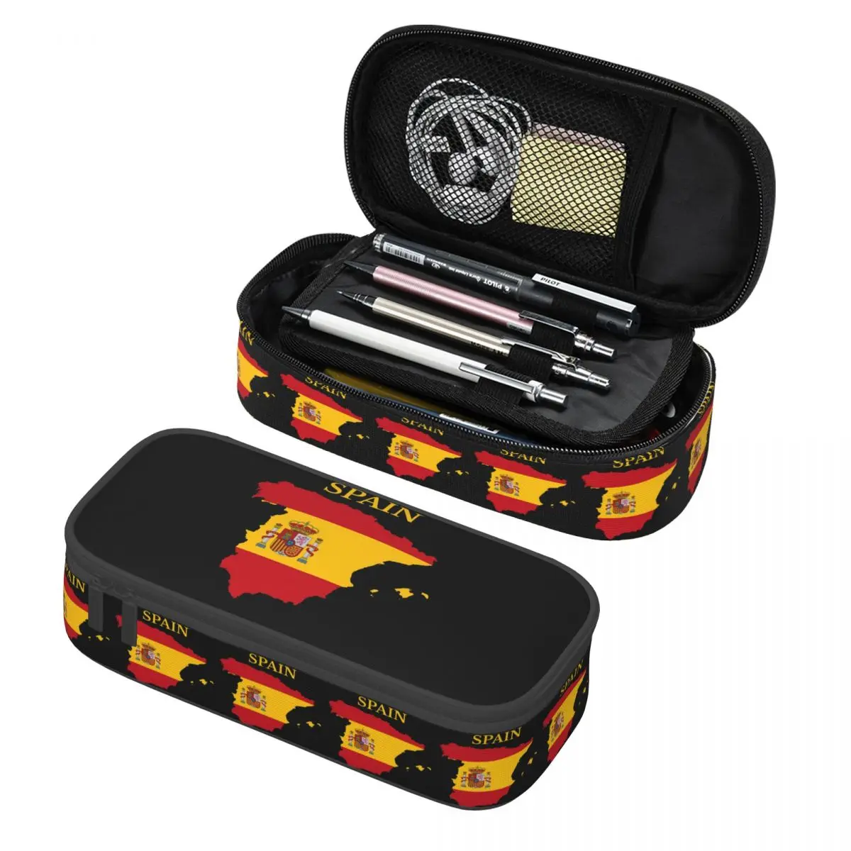 Пеналы с флагом Испании, пеналы для хранения канцелярских принадлежностей, большая вместительная коробка для ручек, сумка-карандаш для детей
Пеналы с флагом Испании, пеналы для хранения канцелярских принадлежностей, большая вместительная коробка для ручек, сумка-карандаш для детей