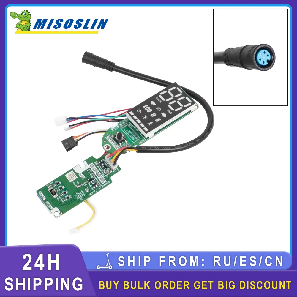 Original Bluetooth Board LED Display Screen Instrument Dashboard For Segway Ninebot F2 Pro Electric Scooter Replacement Parts
Original Bluetooth Board LED Display Screen Instrument Dashboard For Segway Ninebot F2 Pro Electric Scooter Replacement Parts