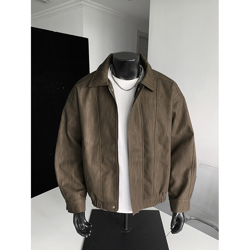 Men's American High Street Tie-Dyed Lapel PU Leather Jacket - Plus Size Outerwear
Men's American High Street Tie-Dyed Lapel PU Leather Jacket - Plus Size Outerwear