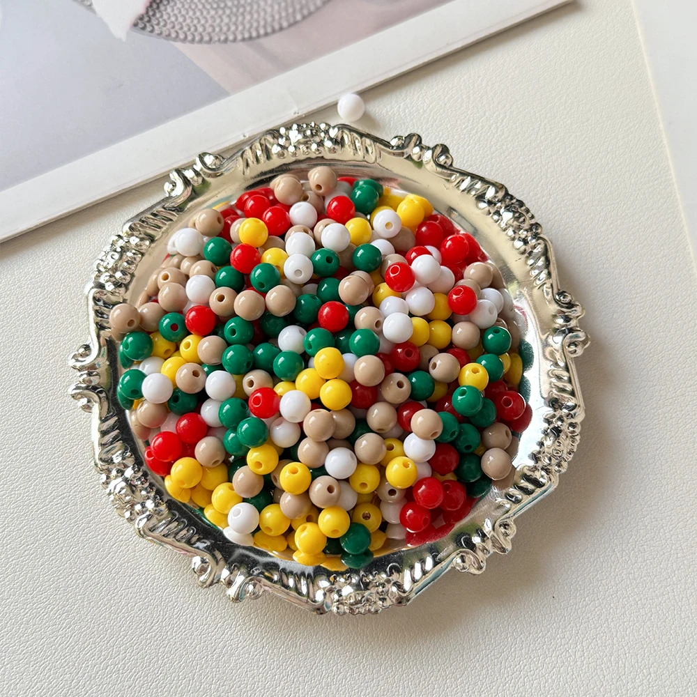 Clearance 4000Pcs 6*6MM Jewelry Findings & Components/Acrylic Bead/Hand Made/Round Shape/Christmas Effect/DIY Bead #17728
Clearance 4000Pcs 6*6MM Jewelry Findings & Components/Acrylic Bead/Hand Made/Round Shape/Christmas Effect/DIY Bead #17728