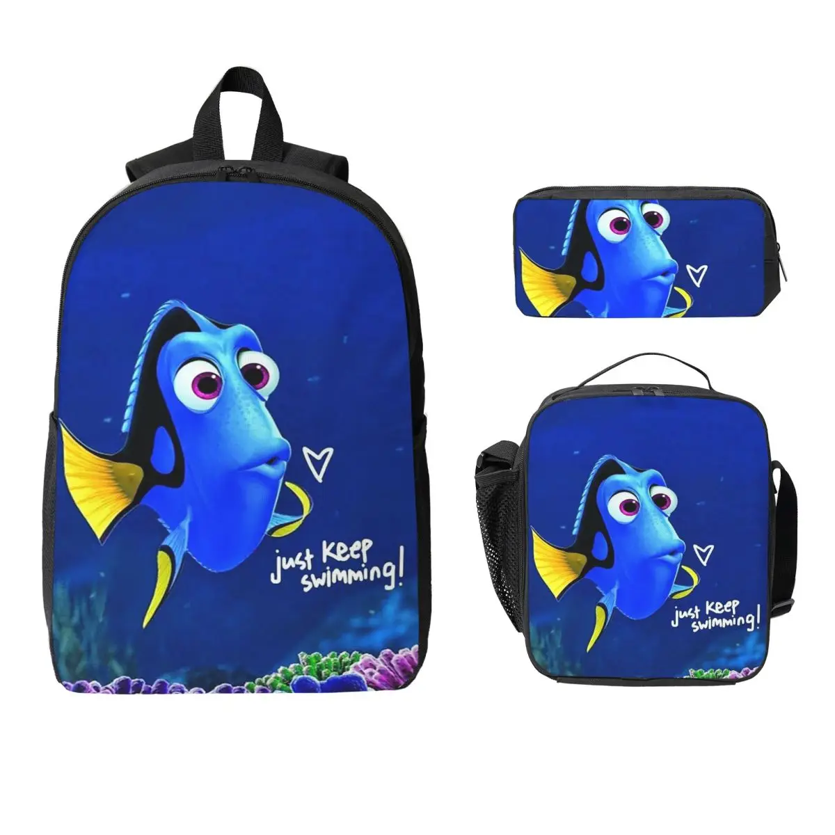 Finding Dory Backpack Student Boys Girls BookBag School Bag Computer Shoulder Bags 3ps Insulated Lunch Bag Pencil Case
Finding Dory Backpack Student Boys Girls BookBag School Bag Computer Shoulder Bags 3ps Insulated Lunch Bag Pencil Case