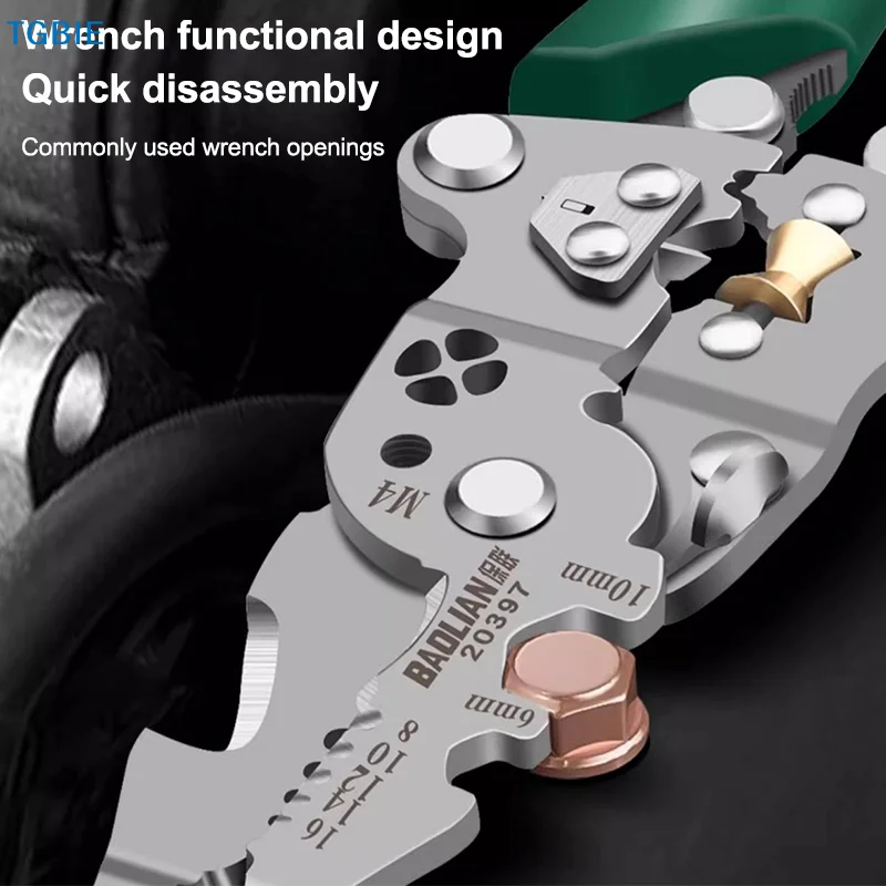 Foldable Multifunctional Wire Stripping Pliers For Electricians Foldable Wire Stripper, Pulley Design Multi-function Electrician
Foldable Multifunctional Wire Stripping Pliers For Electricians Foldable Wire Stripper, Pulley Design Multi-function Electrician
