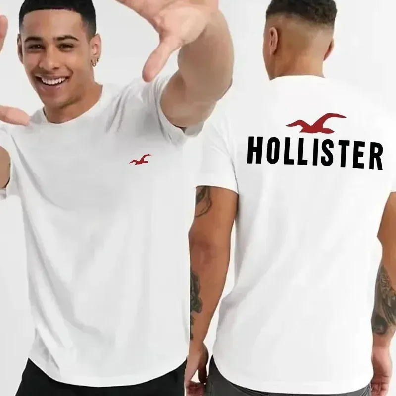 Модная мужская футболка HOLLISTER с надписью, одежда в эстетике, летняя спортивная быстросохнущая футболка для бега, Мужская очень большая рубашка, Топ
Модная мужская футболка HOLLISTER с надписью, одежда в эстетике, летняя спортивная быстросохнущая футболка для бега, Мужская очень большая рубашка, Топ