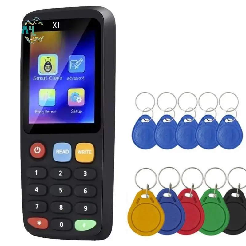 A40Z-X7 RFID Smart Chip NFC Decoder Duplicator Reader Writer+5Xt5577/UID Keychain Tag Copier 125Khz 13.56Mhz Badge Clone Card
A40Z-X7 RFID Smart Chip NFC Decoder Duplicator Reader Writer+5Xt5577/UID Keychain Tag Copier 125Khz 13.56Mhz Badge Clone Card