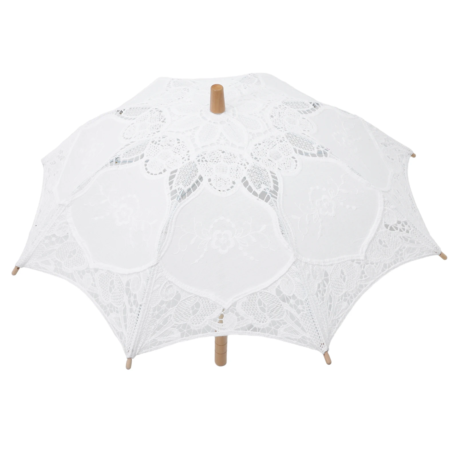 Lace Umbrella White Large Retro Child Parasol Photography Props Decorative Wedding Bridal Wooden Handle Girls Flower Shaped
Lace Umbrella White Large Retro Child Parasol Photography Props Decorative Wedding Bridal Wooden Handle Girls Flower Shaped