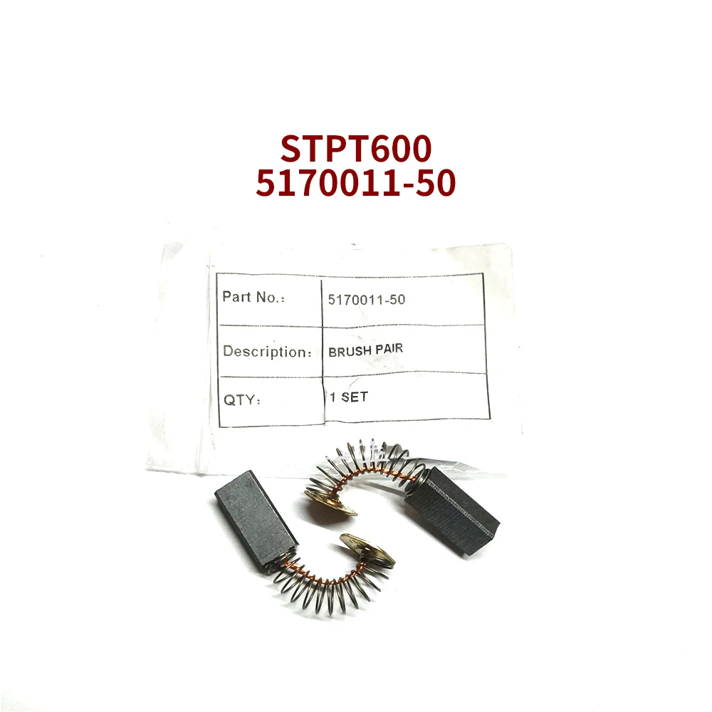 Carbon brushes for STANLEY STPT600 STPT 600 5170011-50 hair dryer replacement parts
Carbon brushes for STANLEY STPT600 STPT 600 5170011-50 hair dryer replacement parts