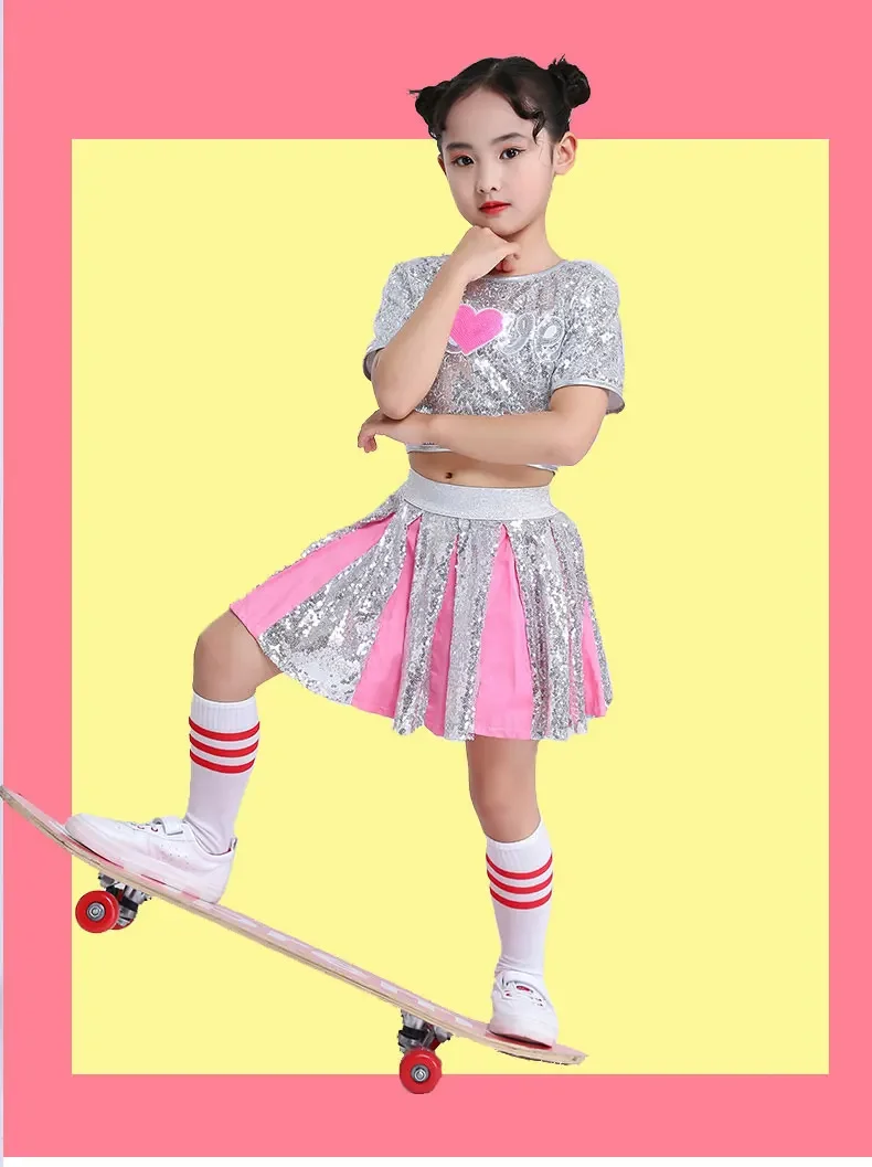 Костюмы для джазовых танцев для девочек, детский сценический танцевальный костюм в стиле хип-хоп с блестками для девочек, современный детский костюм для бальных танцев, детский костюм черлидинга
Костюмы для джазовых танцев для девочек, детский сценический танцевальный костюм в стиле хип-хоп с блестками для девочек, современный детский костюм для бальных танцев, детский костюм черлидинга