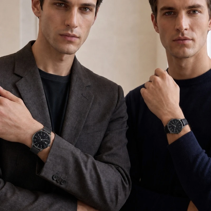 2Pcs Male Analog Quartz Watch Set Business Simple Round Dial Men Wristwatch Casual Mesh Metal & Leather Strap Man Watches Gift
2Pcs Male Analog Quartz Watch Set Business Simple Round Dial Men Wristwatch Casual Mesh Metal & Leather Strap Man Watches Gift