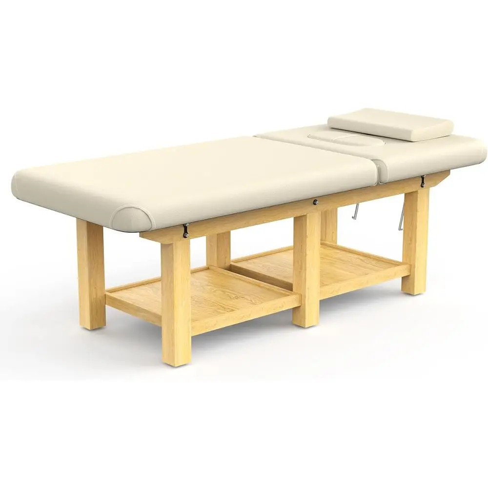 Massage and Treatment Table with PU Leather, 31.5 Wide × 75 Long, Beige Gray, 6-Legged Structure
Massage and Treatment Table with PU Leather, 31.5 Wide × 75 Long, Beige Gray, 6-Legged Structure