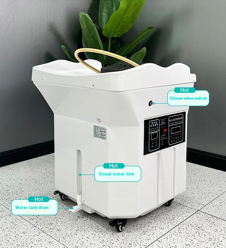 Massage Head Basin Mobile Water Circulation Beauty Bed Grafting Head Therapy Instrument Spa Massage Chair Shampoo Basin
Massage Head Basin Mobile Water Circulation Beauty Bed Grafting Head Therapy Instrument Spa Massage Chair Shampoo Basin